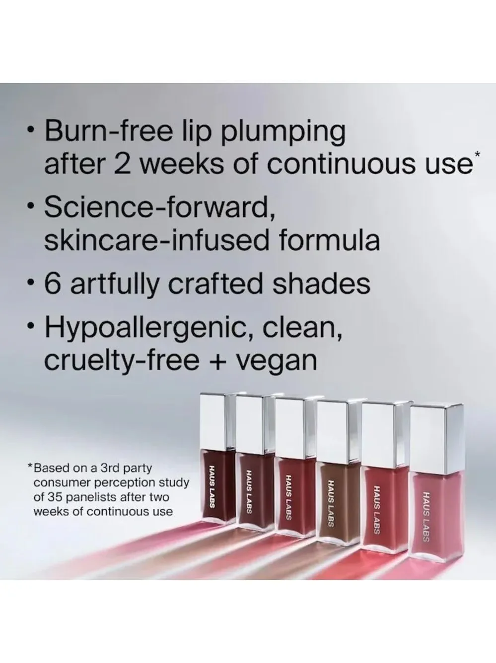 Haus Labs GUAVA Phd Hybrid Lip Glaze Plumping Gloss | NEW | Soft Warm Pink
